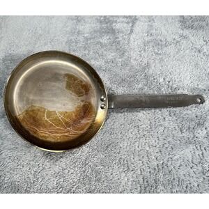 8" Mauviel 1830 Made In France M'STEEL Crepe Pan With Handle Skillet Cooking